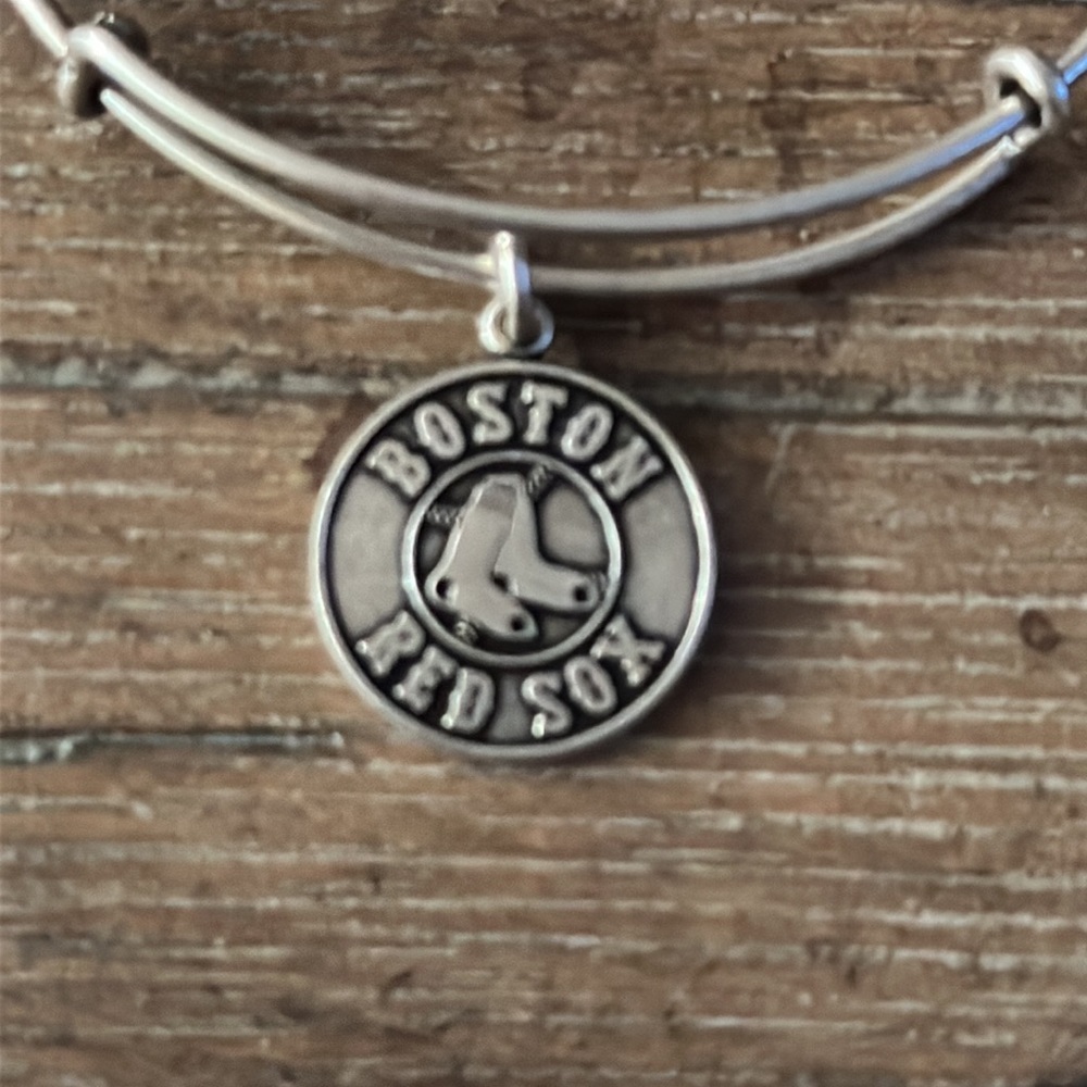 Alex & Ani Boston Red Sox Silver Metal Adjustable Bracelet